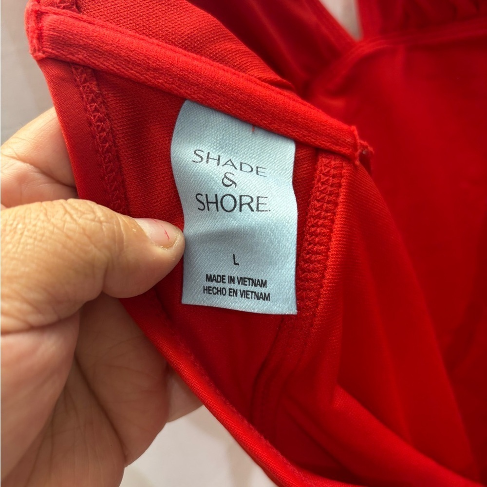 Shade & Shore Vibrant Red Swimwear - Picture 8 of 9